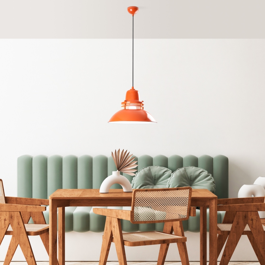 Pendelleuchte TIBET an Kabel 1xE27/40W/230V orange