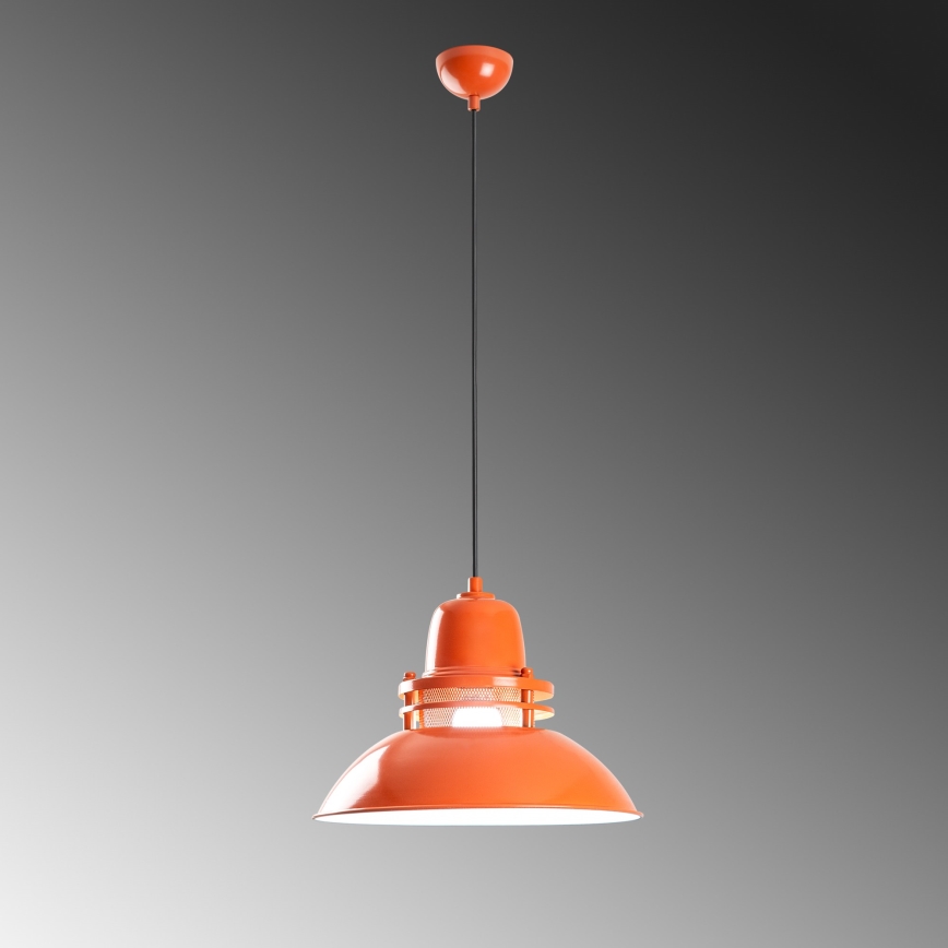 Pendelleuchte TIBET an Kabel 1xE27/40W/230V orange