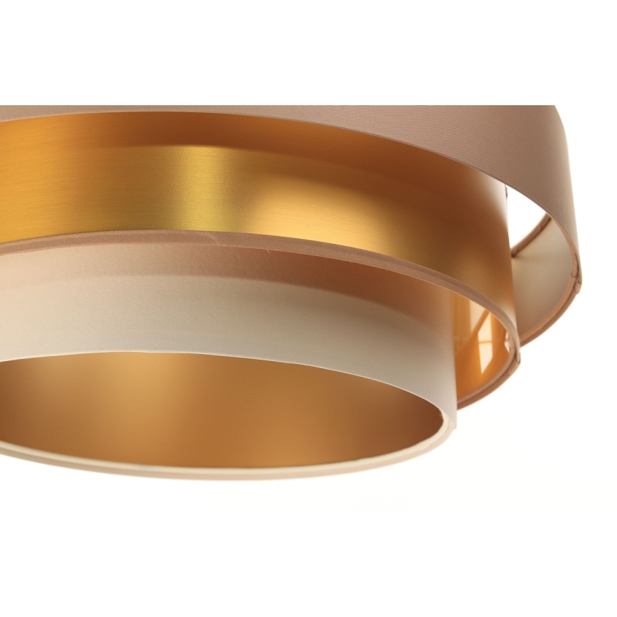 Deckenleuchte an Kabel TRINITI 1xE27/60W/230V beige/gold