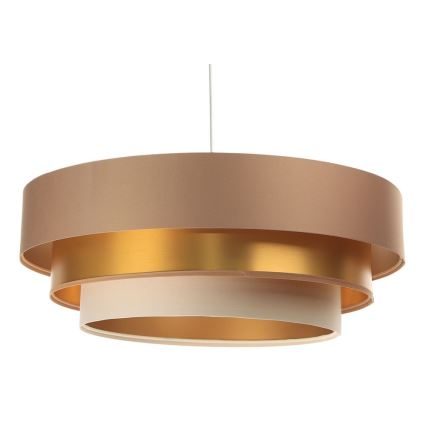 Deckenleuchte an Kabel TRINITI 1xE27/60W/230V beige/gold