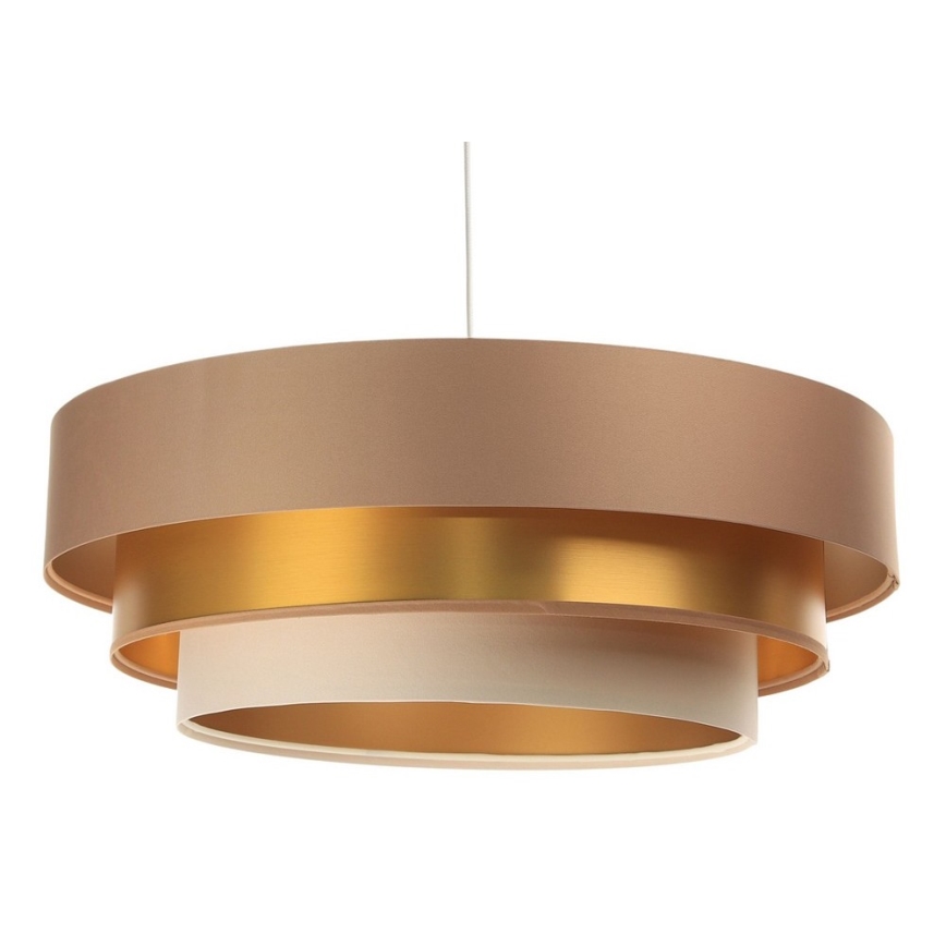 Deckenleuchte an Kabel TRINITI 1xE27/60W/230V beige/gold