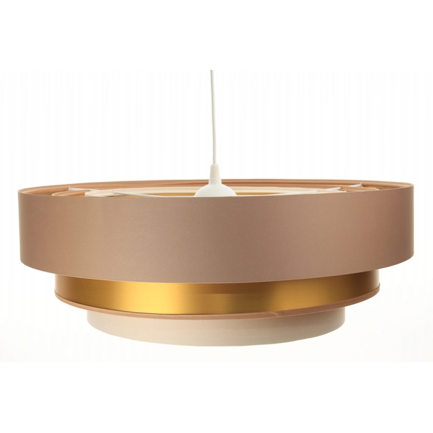 Deckenleuchte an Kabel TRINITI 1xE27/60W/230V beige/gold