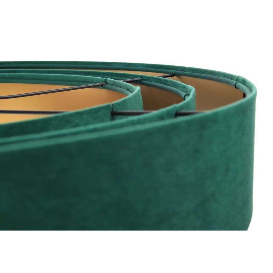 Deckenleuchte an Kabel TRINITI 1xE27/60W/230V grün/gold