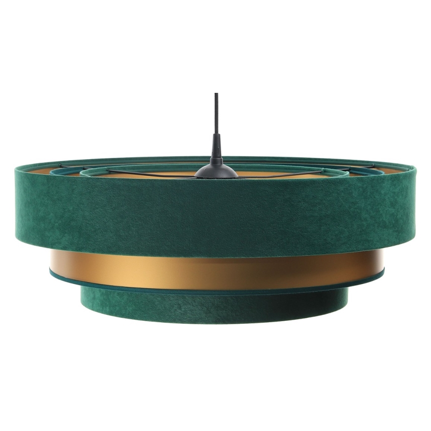 Deckenleuchte an Kabel TRINITI 1xE27/60W/230V grün/gold
