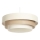 Pendelleuchte TRINITI, mit Kabelaufhängung, 1x E27/60 W/230 V, Ø 40 cm, creme/beige