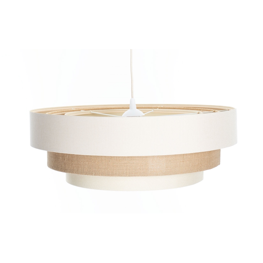 Pendelleuchte TRINITI, mit Kabelaufhängung, 1x E27/60 W/230 V, Ø 40 cm, creme/beige