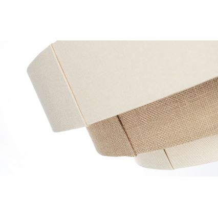 Pendelleuchte TRINITI, mit Kabelaufhängung, 1x E27/60 W/230 V, Ø 40 cm, creme/beige