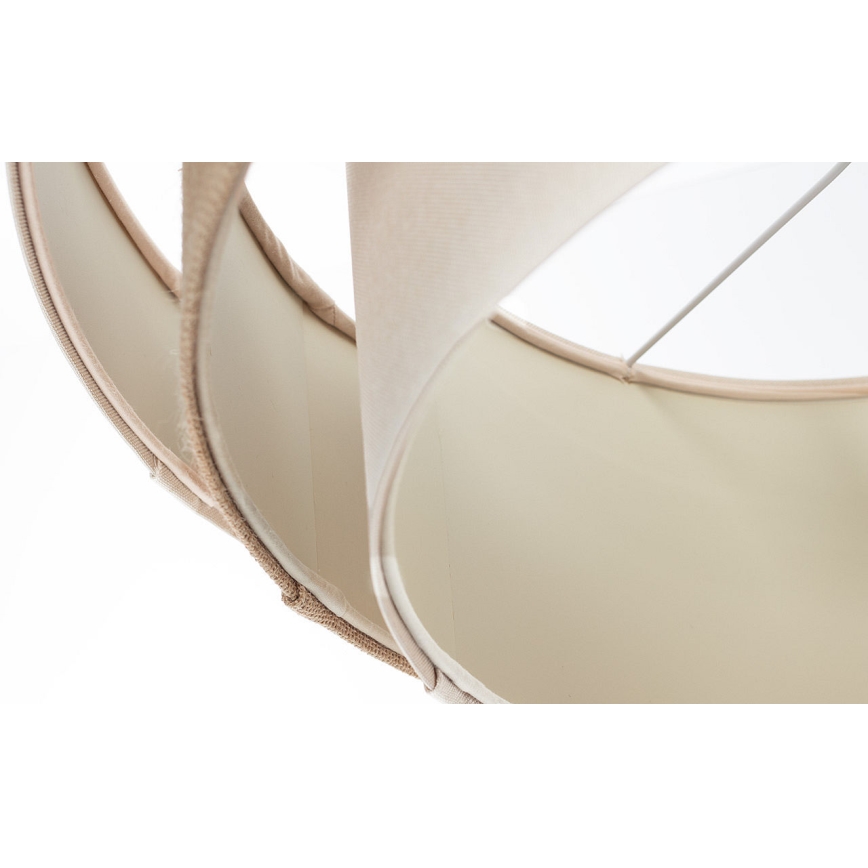 Pendelleuchte TRINITI, mit Kabelaufhängung, 1x E27/60 W/230 V, Ø 40 cm, creme/beige