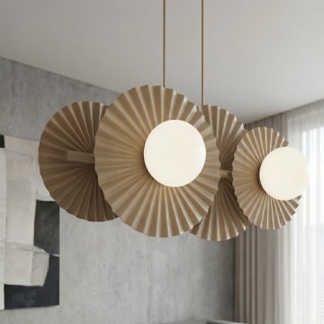 Pendelleuchte UMBRA 4xG9/8W/230V beige