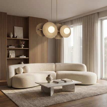 Pendelleuchte UMBRA 4xG9/8W/230V beige