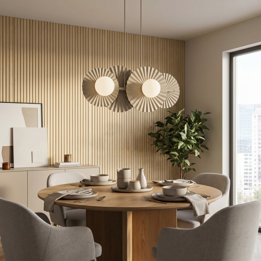 Pendelleuchte UMBRA 4xG9/8W/230V beige