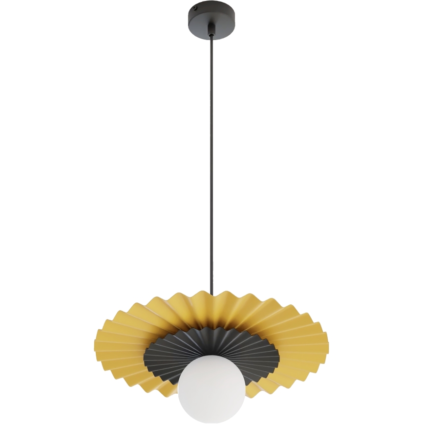 Pendelleuchte UMBRA mit Kabel 1xG9/8W/230V schwarz/orange