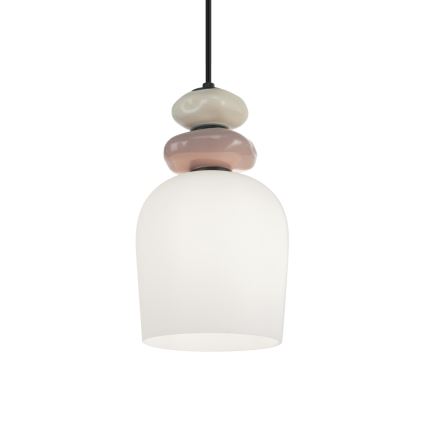 Pendelleuchte VALISIA, 3xE27/40W/230V, beige/olivgrün