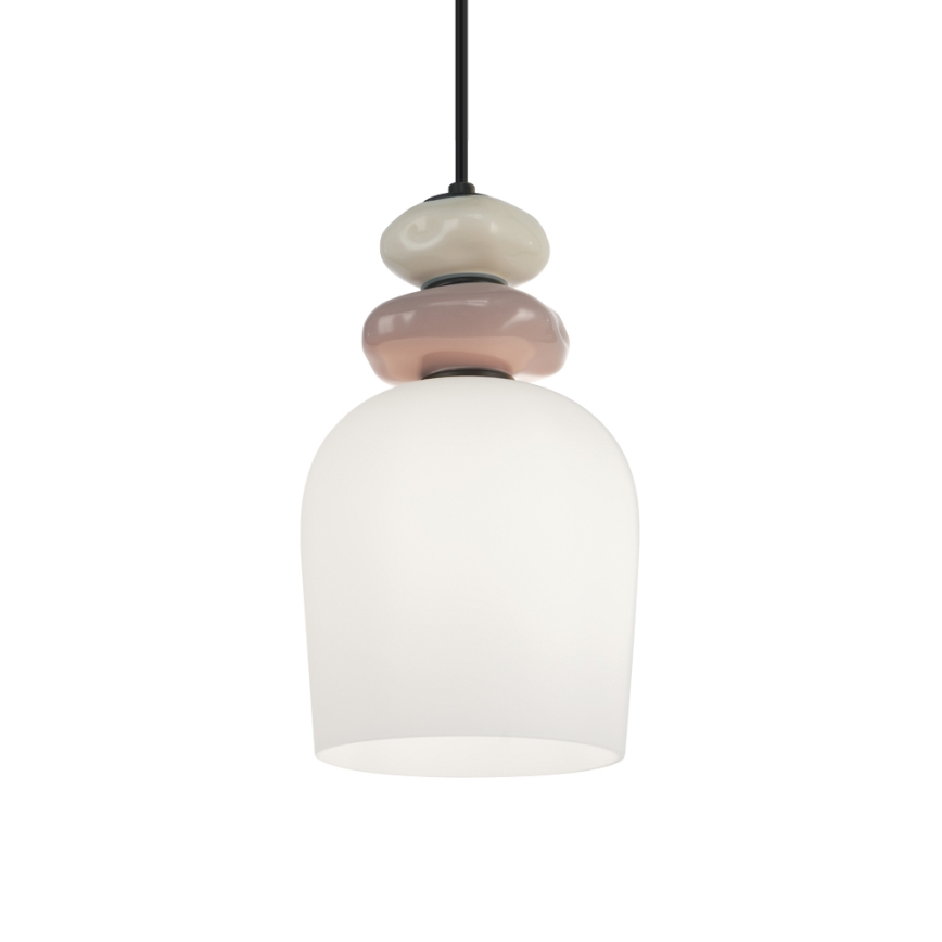 Pendelleuchte VALISIA, 3xE27/40W/230V, beige/olivgrün