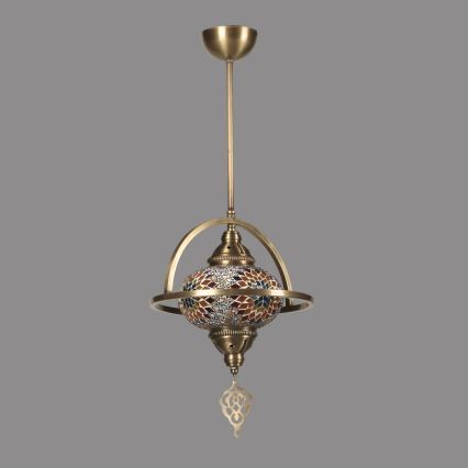 Pendelleuchte YENI 1xE27/40W/230V bronze