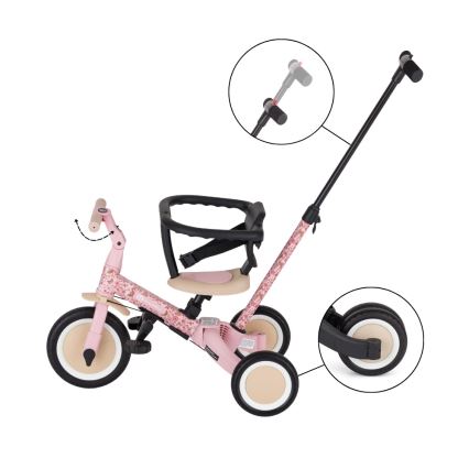 PETITE&MARS - 5-in-1 Kinder-Dreirad TURBO LIMITED Rosy Wilderness