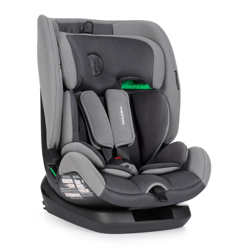 PETITE&MARS - Autositz PRIME PRO i-Size 76-150 cm (9-36 kg) grau