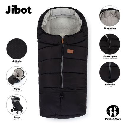 PETITE&MARS - Baby-Fußsack 3in1 JIBOT grün