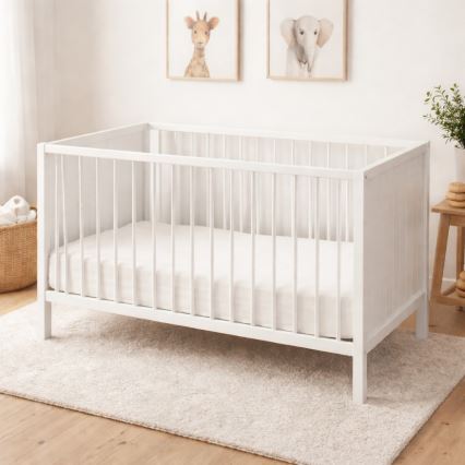 PETITE&MARS - Babybett 3-in-1 MILA 120x60 cm weiß/Buche