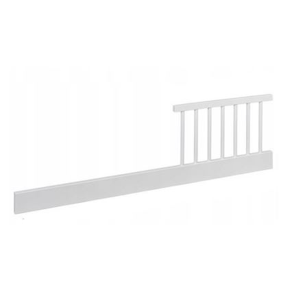 PETITE&MARS - Babybett + Bettgitter NELA BEECH 120x60 cm weiß/Buche