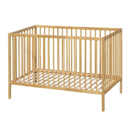 PETITE&MARS - Babybett mit Schutzgitter NELA BEECH 120x60 cm Buche