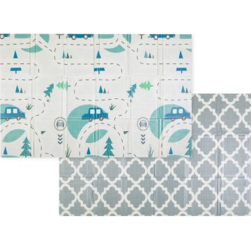 PETITE&MARS - Faltbare Spielmatte CAMPY Cars&Arabesca