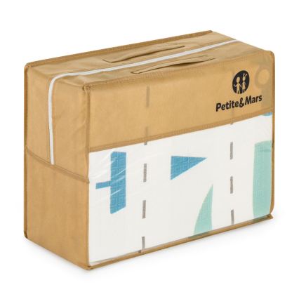 PETITE&MARS - Faltbare Spielmatte CAMPY Cars&Arabesca