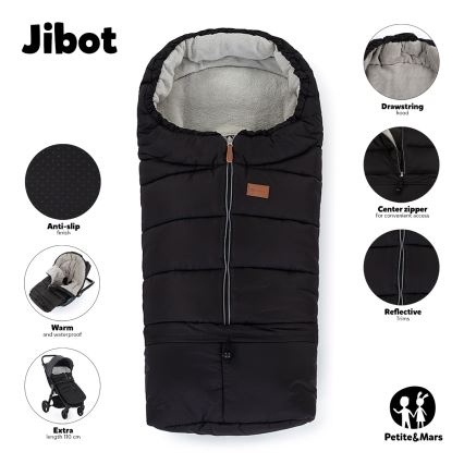 PETITE&MARS - Fußsack für Babys 3in1 JIBOT grau