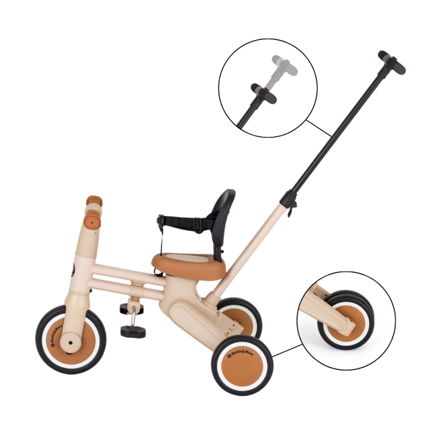PETITE&MARS - Kinder-Dreirad 4-in-1 DRIFT Desert Sand