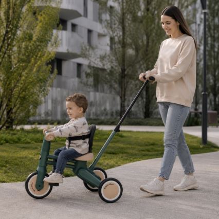 PETITE&MARS - Kinder-Dreirad 4-in-1 DRIFT Misty Green