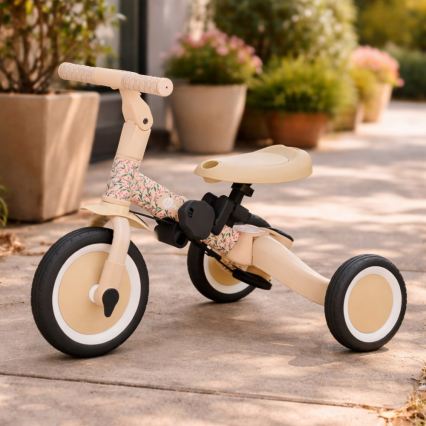 PETITE&MARS - Kinder-Dreirad 5-in-1 TURBO LIMITED Pink Meadow