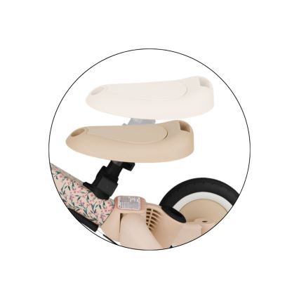 PETITE&MARS - Kinder-Dreirad 5-in-1 TURBO LIMITED Pink Meadow
