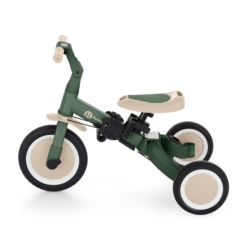 PETITE&MARS - Kinder-Dreirad 5-in-1 TURBO PLUS Misty Green