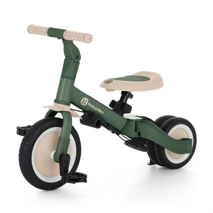 PETITE&MARS - Kinder-Dreirad 5-in-1 TURBO PLUS Misty Green