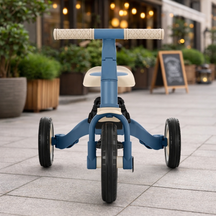 PETITE&MARS - Kinder-Dreirad 5-in-1 TURBO PLUS Ozeanblau