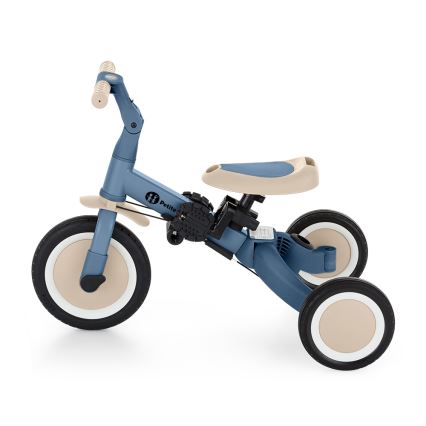 PETITE&MARS - Kinder-Dreirad 5-in-1 TURBO PLUS Ozeanblau
