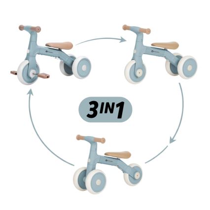 PETITE&MARS - Kinder-Laufrad 3-in-1 BINGO Stering Blue