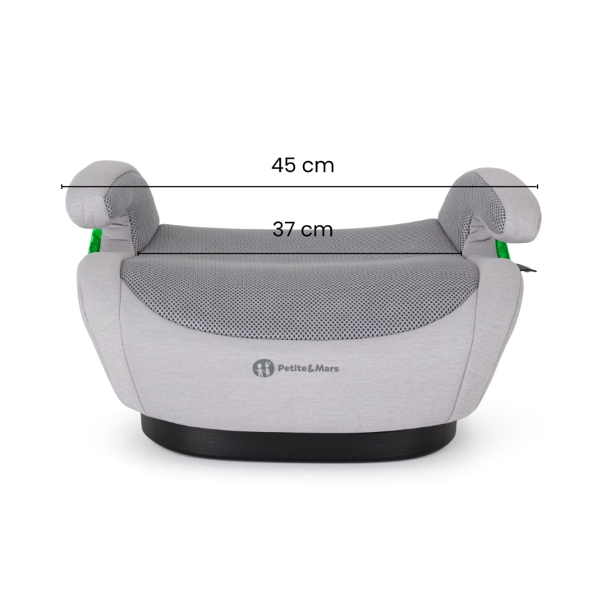PETITE&MARS - Sitzerhöhung OPTIMUS PRO i-Size Air 125-150 cm (22-36 kg) braun