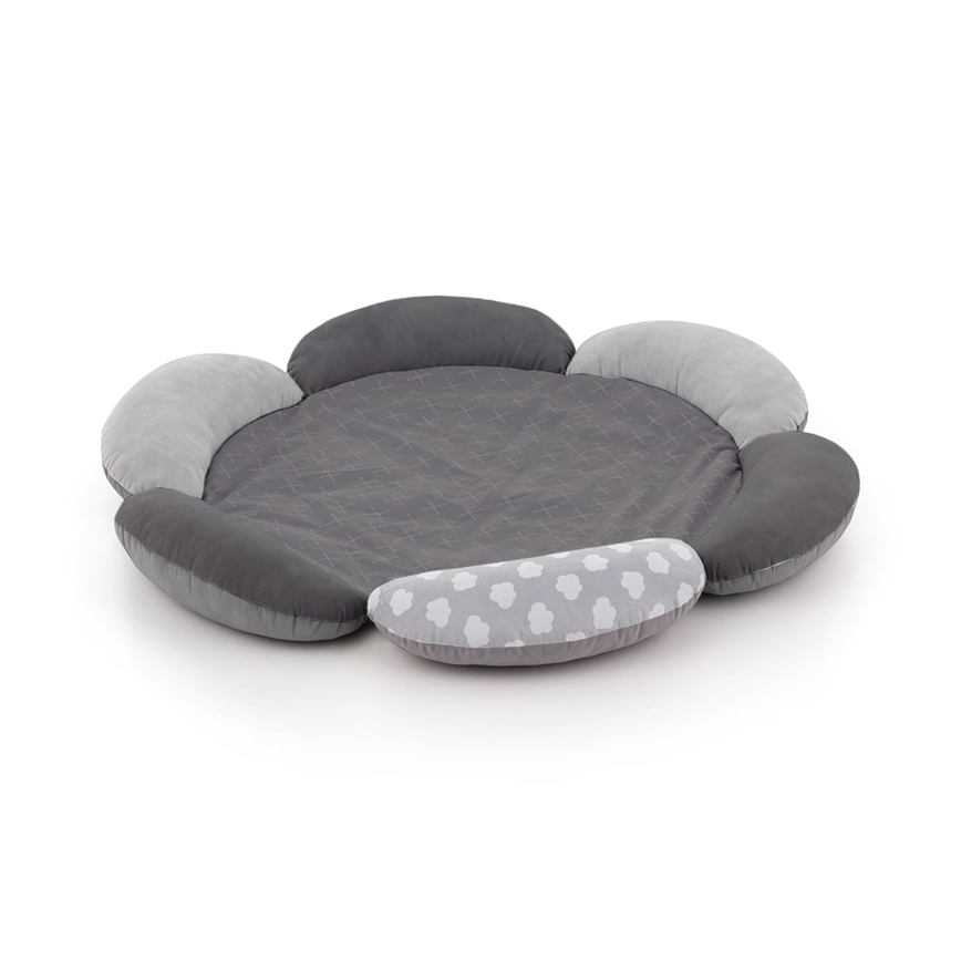 PETITE&MARS - Kinderspieldecke 3v1 CLOUD dunkelgrau