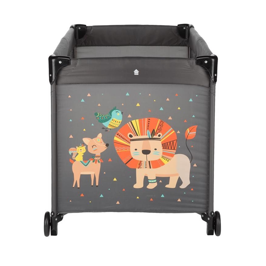 PETITE&MARS - Reisekinderbett KOOT-LION grau