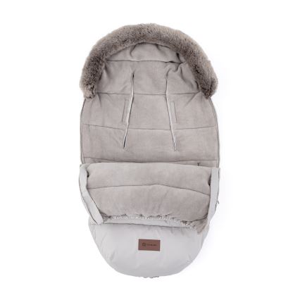 PETITE&MARS - SET Baby-Fußsack 4in1 COMFY + Kinderwagen-Handschuhe FURRY Champagne Shower