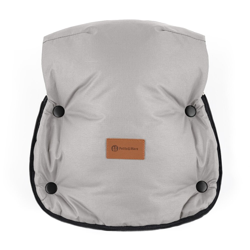 PETITE&MARS - SET Baby-Fußsack 4in1 COMFY + Kinderwagen-Handschuhe FURRY Champagne Shower