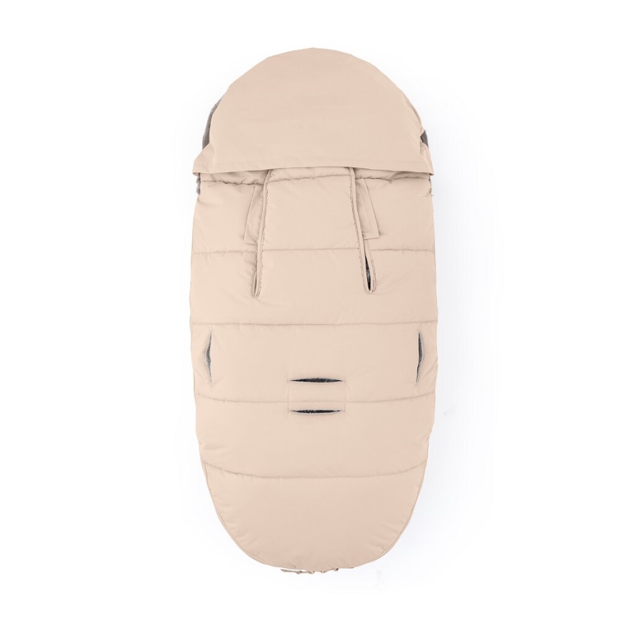 PETITE&MARS - SET Baby-Fußsack 4in1 COMFY + Kinderwagen-Handschuhe FURRY Rosa Petal