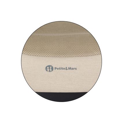PETITE&MARS - Autositzerhöhung OPTIMUS PRO i-Size Air 125-150 cm (22-36 kg) beige