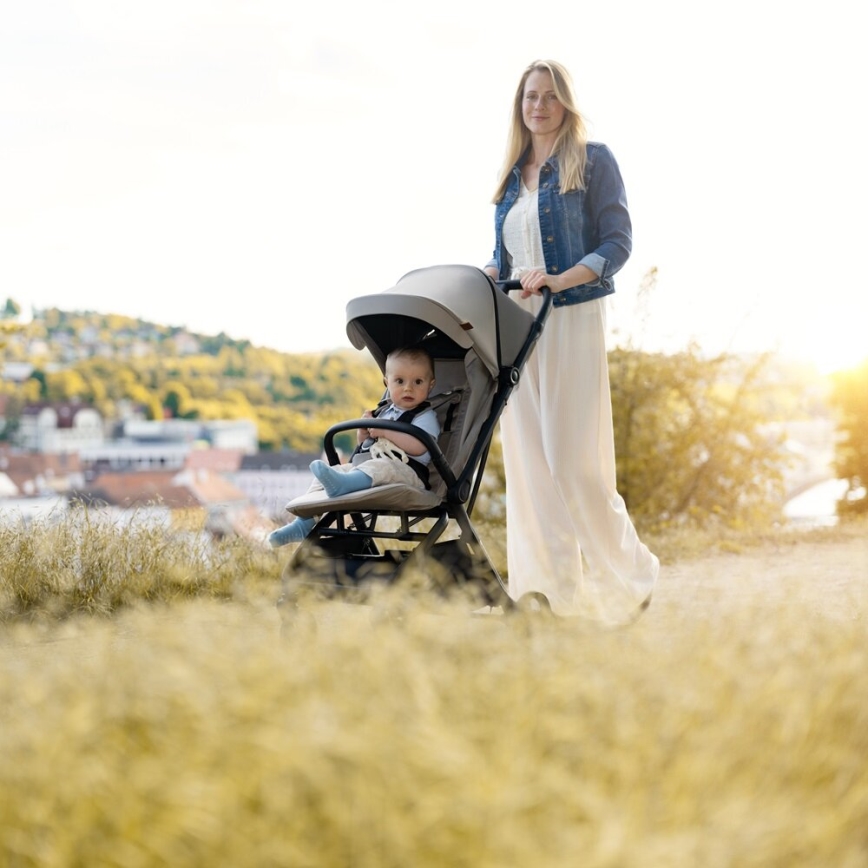 PETITE&MARS - Sport-Kinderwagen FLIP Platin-Grau