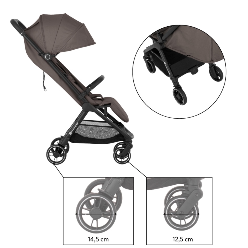 PETITE&MARS - Sportwagen ZIP Creamy Cocoa