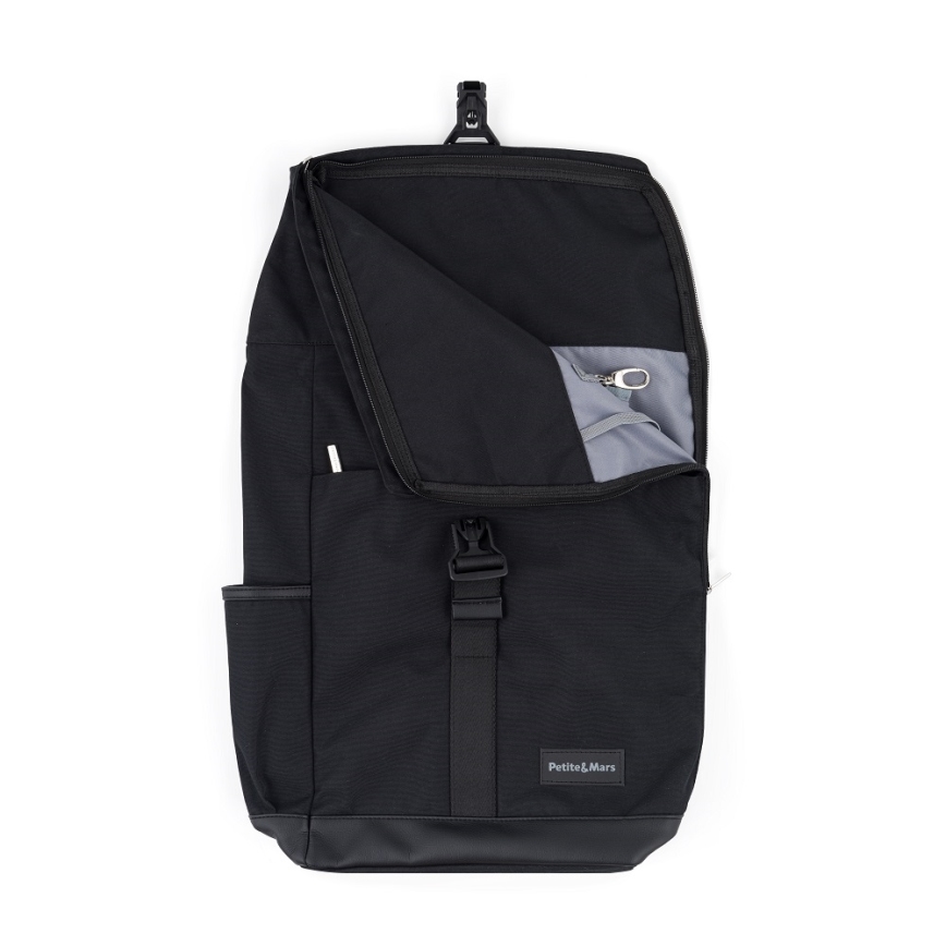 PETITE&MARS - Wickelrucksack für den Kinderwagen JACKOB Schwarz