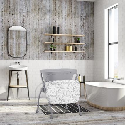 PETITE&MARS - Wickeltisch mit Badewanne SPA 3in1 grau