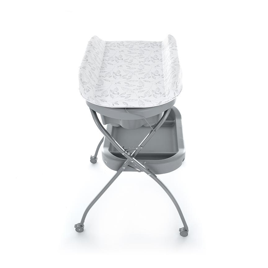 PETITE&MARS - Wickeltisch mit Badewanne SPA 3in1 grau
