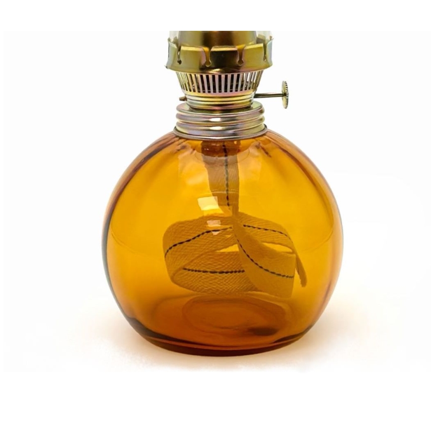 Petroleumlampe BASIC 38 cm bernsteinfarben